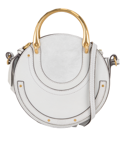 Small Pixie Crossbody, Leather, Blue, MII, DB, 3*
